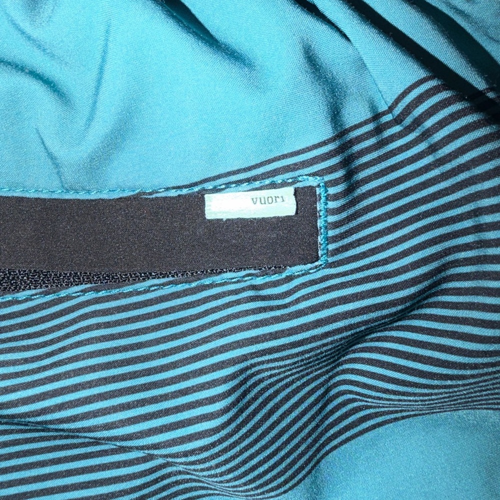 Vuori Blue and Black Striped Shorts - Picture 3 of 4